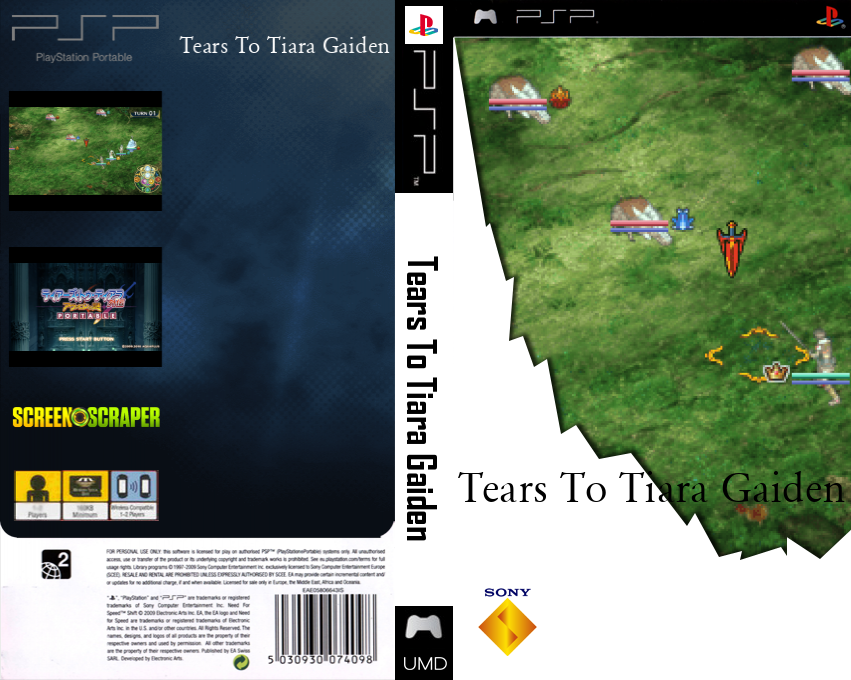 Tears to Tiara Gaiden - Avalon no Nazo Portable — box-texture (SS)