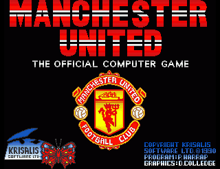 Manchester United - The Official Computer Game — sstitle (EU)