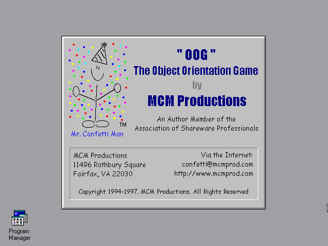 OOG: The Object Orientation Game — sstitle (WOR)