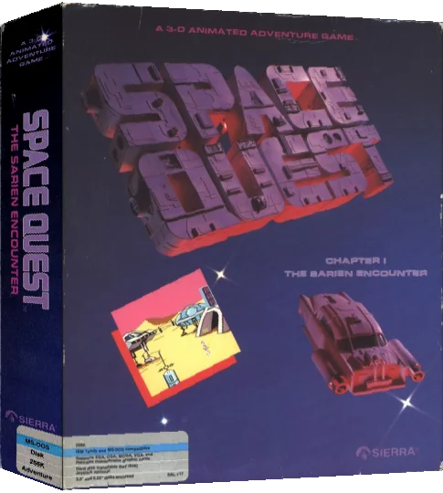 Space Quest - Chapter 1 - The Sarien Encounter — box-3D (US)