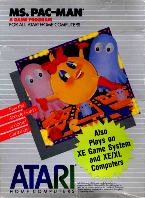 Ms. Pac-man box art