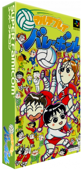 Multi Play Volleyball — box-3D (JP)