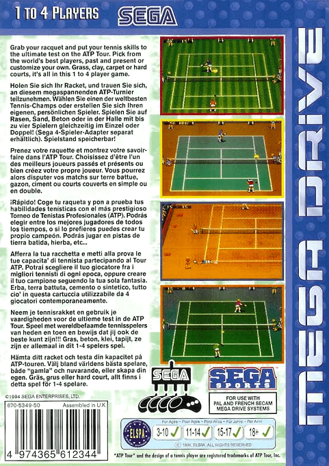 Atp Tour Championship Tennis — box-2D-back (EU)