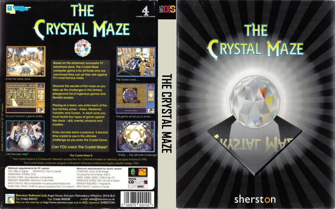 Crystal Maze, The — box-texture (EU)
