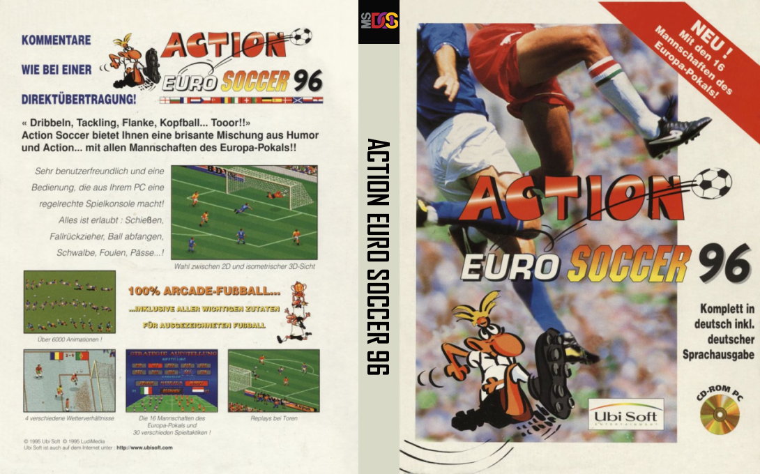Action Euro Soccer 96 — box-texture (DE)