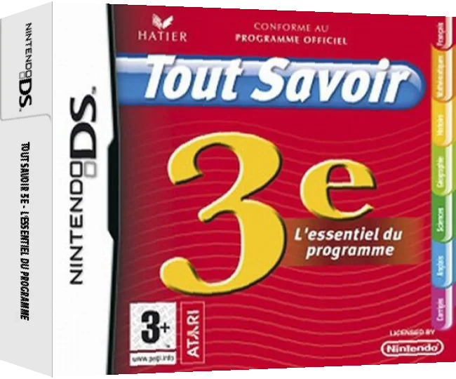 Tout Savoir 3e - L'Essentiel du Programme — box-3D (EU)