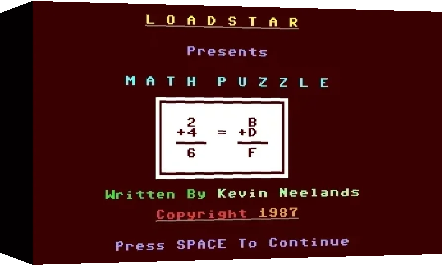 Math Puzzle — box-3D (WOR)