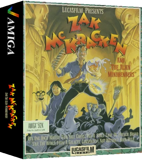 Zak McKracken and the Alien Mindbenders — box-3D (WOR)