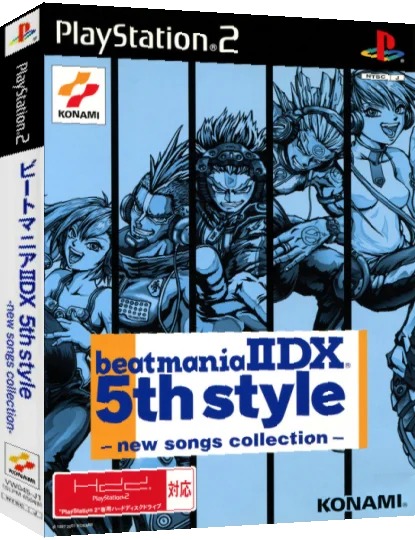 Beatmania II DX 5th Style - New Songs Collection — box-3D (JP)
