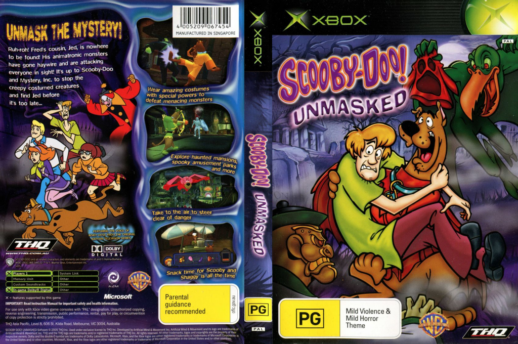 Scooby-Doo! Unmasked — box-texture (AU)