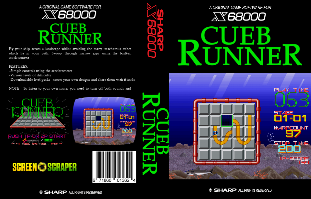 Cueb Runner — box-texture (SS)