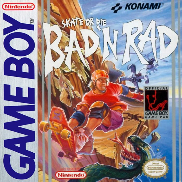 Skate or Die : Bad 'N Rad box art