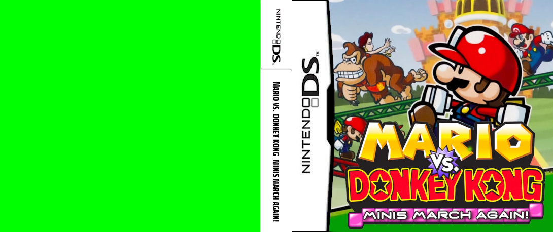 Mario vs. Donkey Kong Minis March Again! — box-texture (WOR)