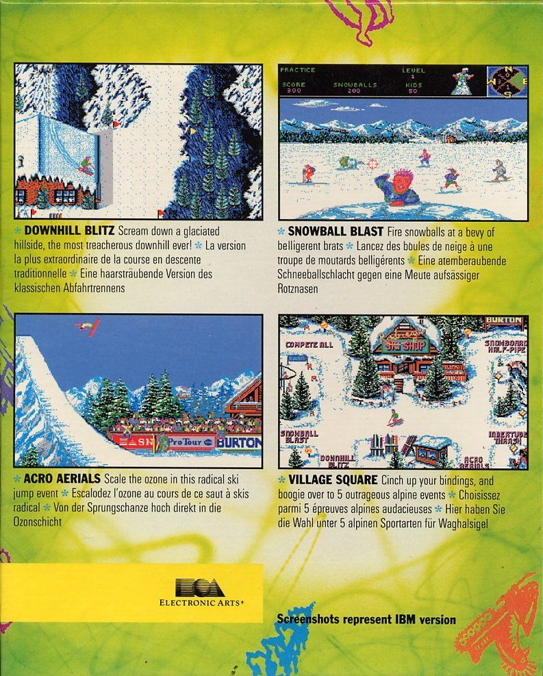 Ski or Die — box-2D-back (EU)