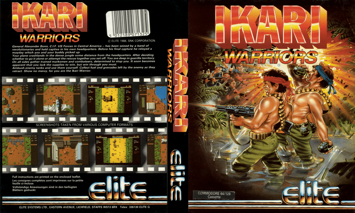 Ikari Warriors — box-texture (EU)