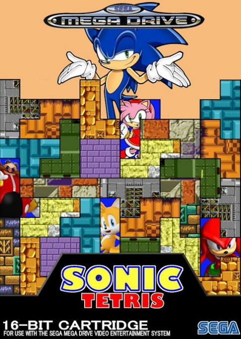 Sonic Tetris box art