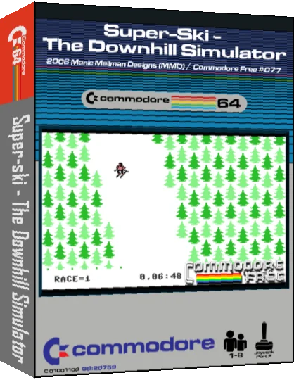 Super-Ski : The Downhill Simulator — box-3D (CUS)