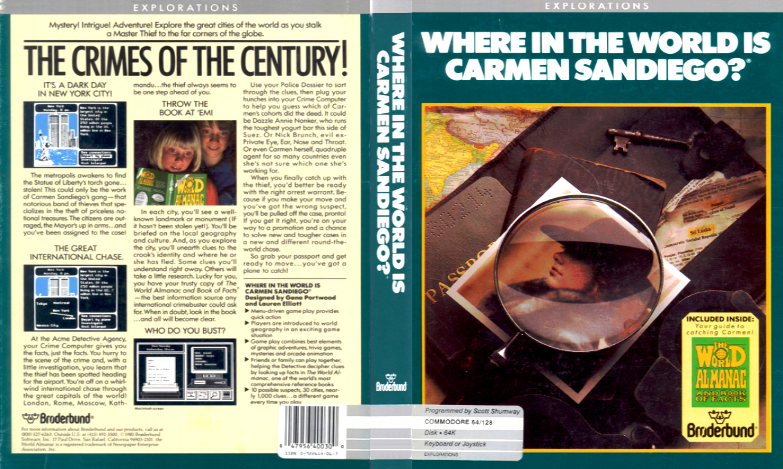 Where in the World is Carmen Sandiego? — box-texture (US)