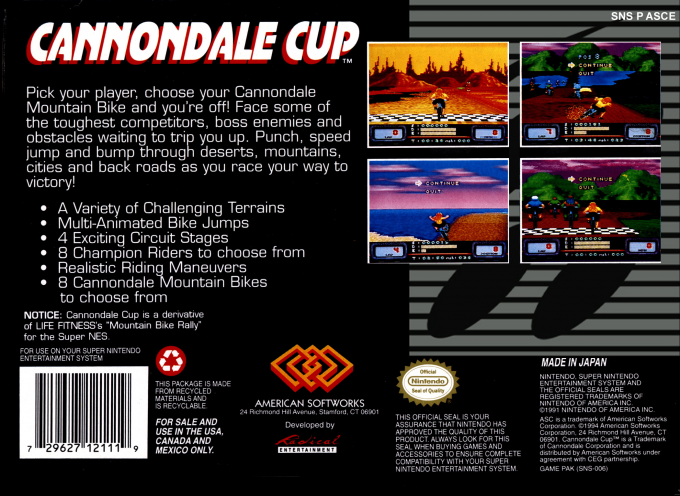 Cannondale Cup — box-2D-back (US)