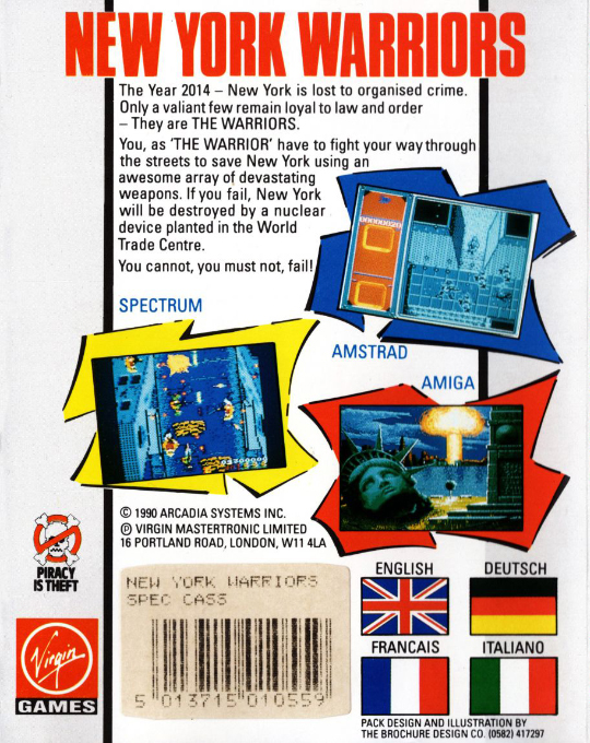 New York Warriors — box-2D-back (EU)