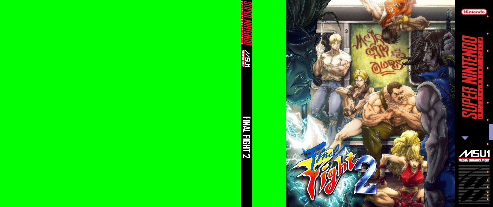 Final Fight 2 — box-texture (US)