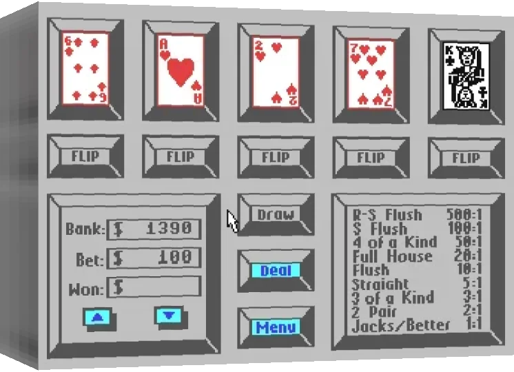 Star Video Poker — box-3D (WOR)