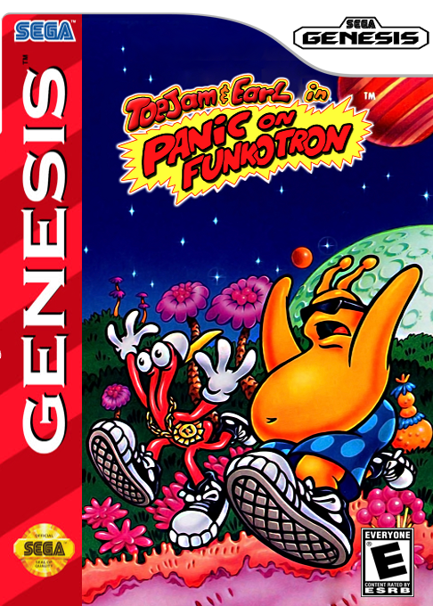 ToeJam & Earl in Panic on Funkotron box art