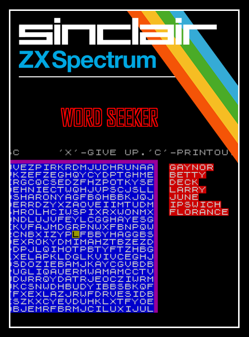 Word Seeker box art