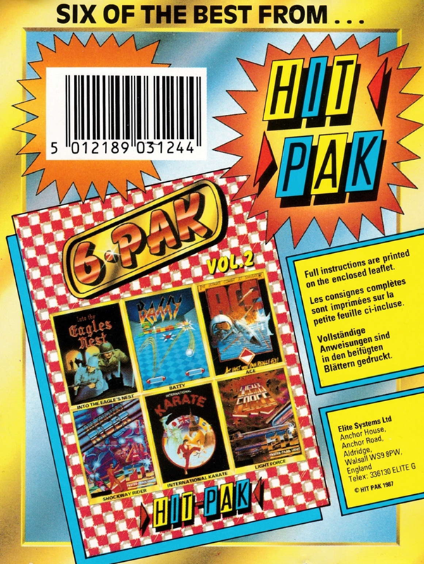 6 Pak Vol 2 — box-2D-back (EU)