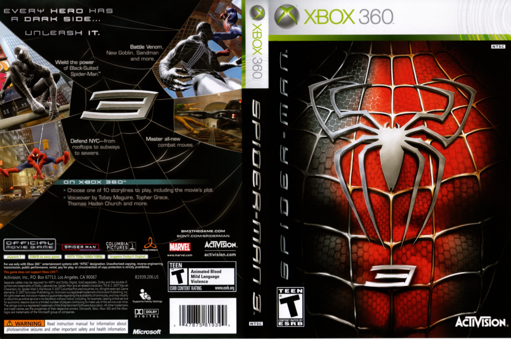 Spider-Man 3 — box-texture (US)