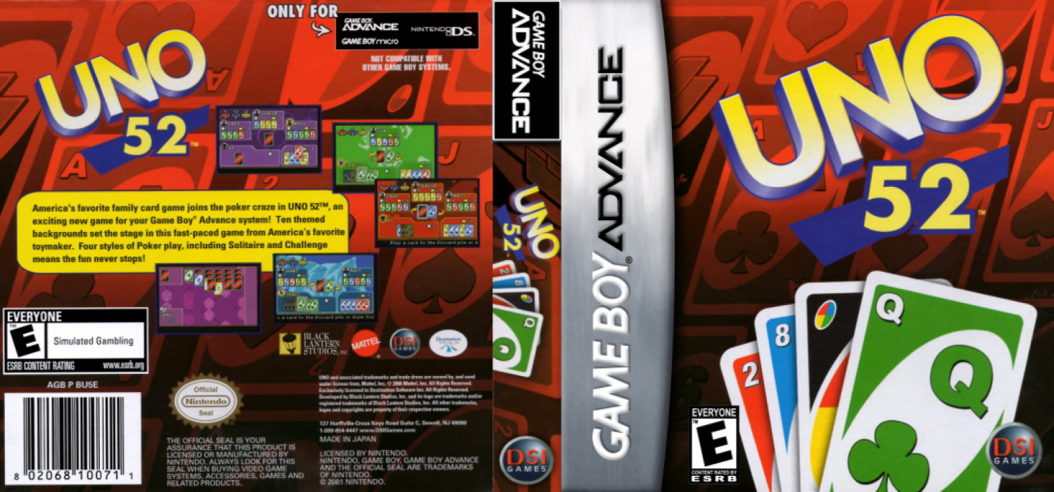 Uno 52 — box-texture (US)