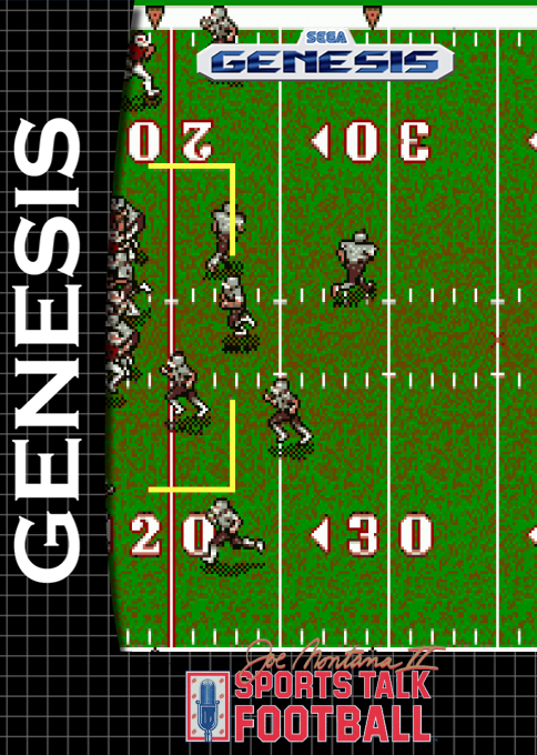 Joe Montana II Sports Talk Football — box-2D (SS)