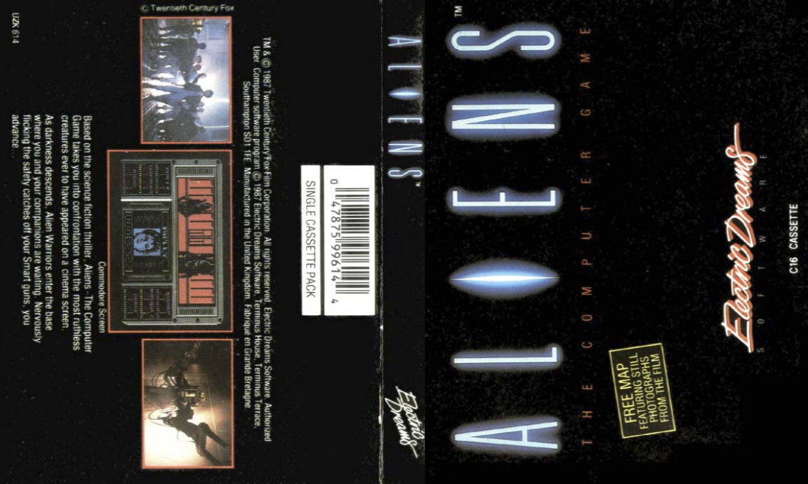 Aliens - The Computer Game — box-texture (EU)