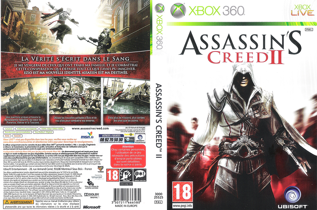 Assassin's Creed II — box-texture (FR)