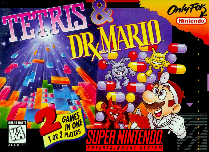 Tetris And Dr. Mario box art