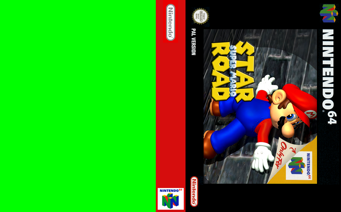 Super Mario 64 : Star Road — box-texture (EU)