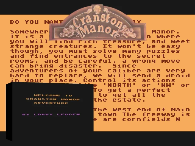 Cranston Manor Adventure — mixrbv2 (WOR)