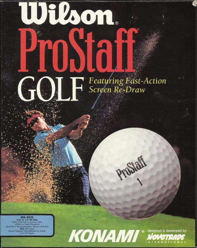 Wilson Prostaff Golf box art