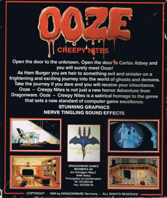 Ooze - Als die Geister muerbe wurden — box-2D-back (EU)