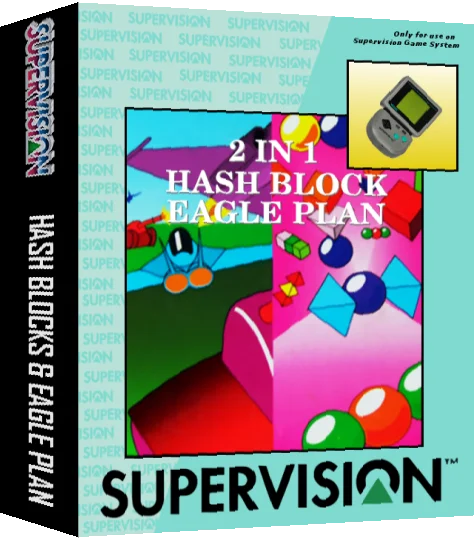 2 in 1 - Hash Blocks + Eagle Plan — box-3D (WOR)