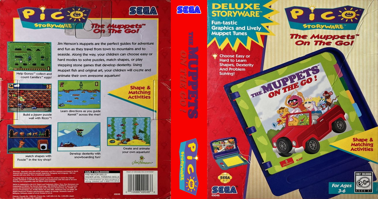 Muppets, The - On the Go! — box-texture (US)