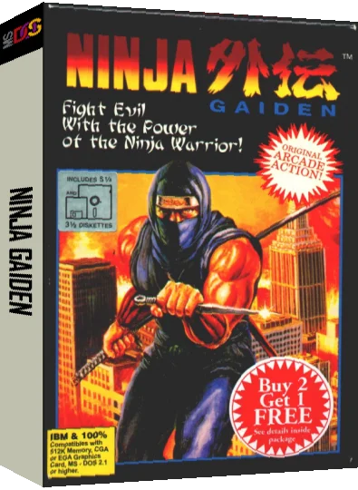 Ninja Gaiden — box-3D (US)