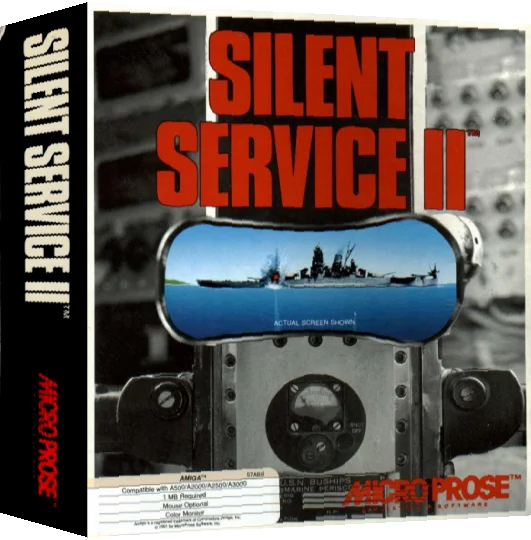 Silent Service II — box-3D (EU)