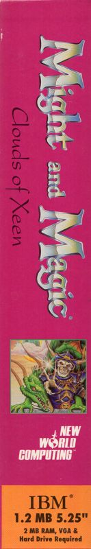 Might and Magic - Clouds of Xeen — box-2D-side (US)