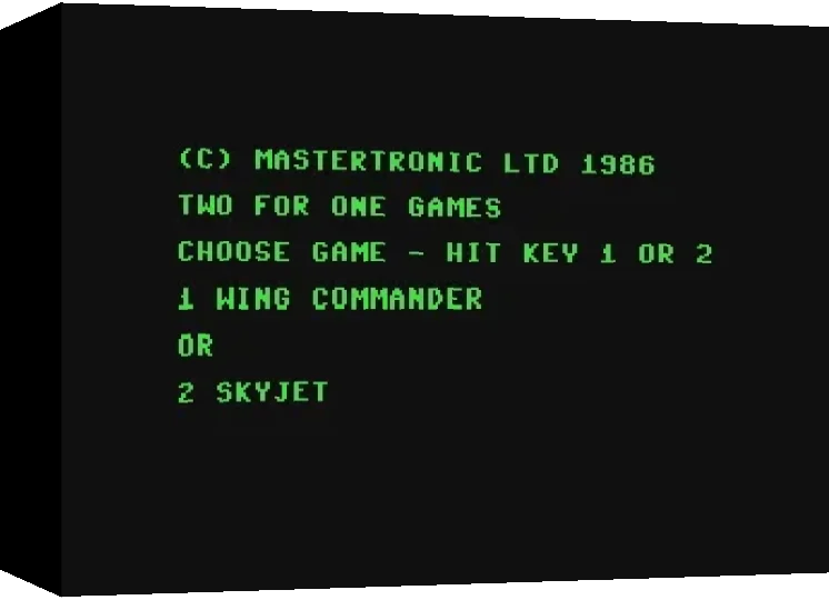 Wing Commander + Skyjet — box-3D (WOR)