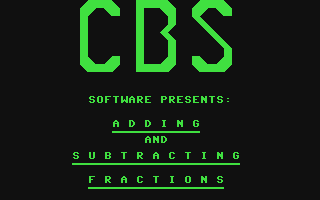 Success with Math : Adding and Subtracting Fractions — sstitle (WOR)