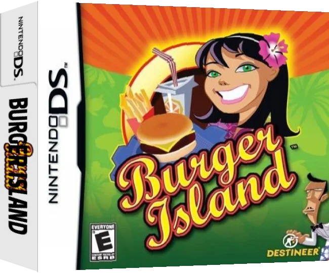 Burger Island — box-3D (US)