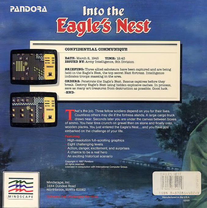 Eagles Nest — box-2D-back (US)