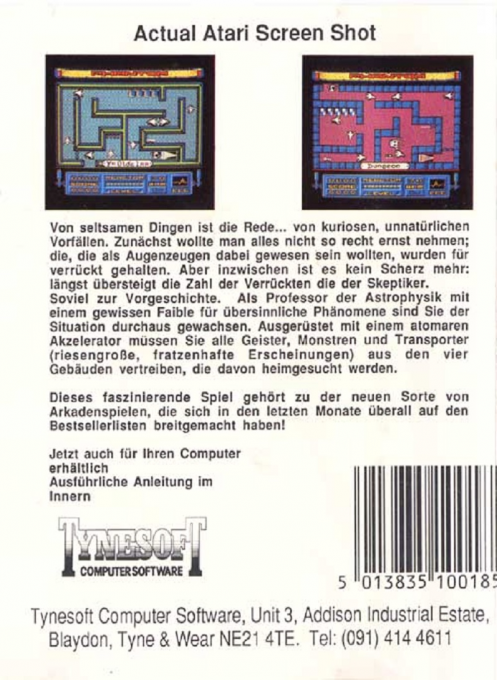 Four Great Games Volume 1 — box-2D-back (EU)