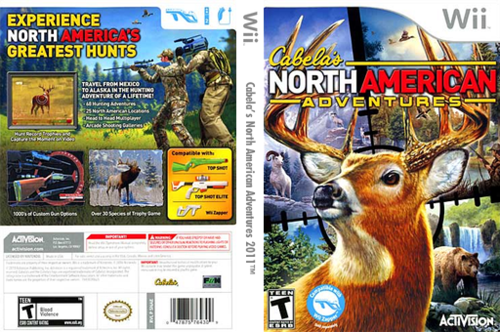 Cabela's North American Adventures — box-texture (US)